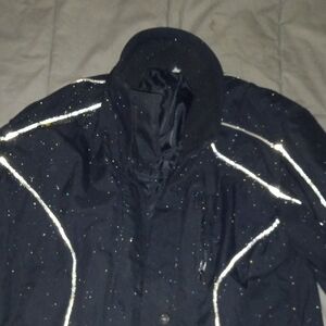 Men's Black Reflective Trim Jacket G0rdura Racing